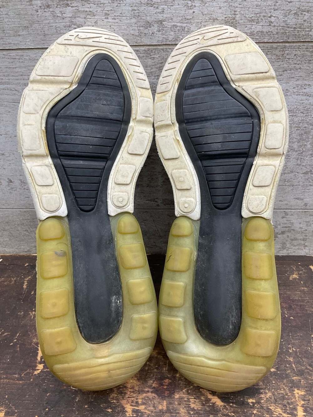 Nike Air Max 270 White Black Sneakers - Picture 9 of 11